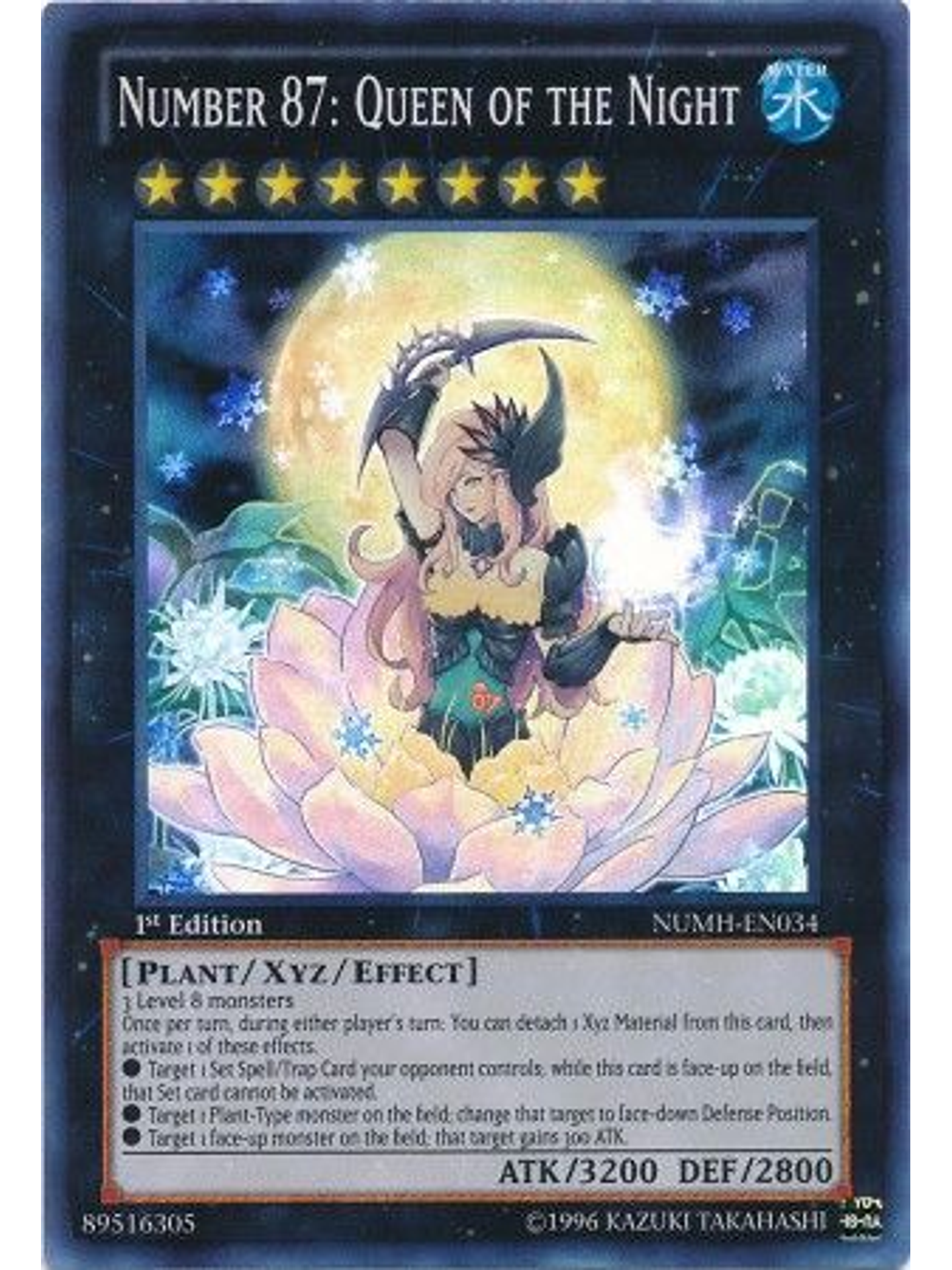 Number 87: Queen of the Night - NUMH-EN034 - Super Rare 1st Edition 1