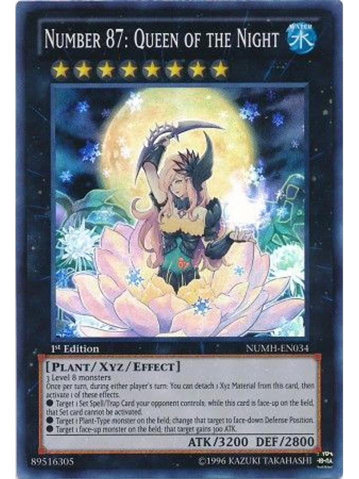 Number 87: Queen of the Night - NUMH-EN034 - Super Rare 1st Edition 1
