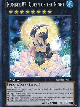 Number 87: Queen of the Night - NUMH-EN034 - Super Rare 1st Edition