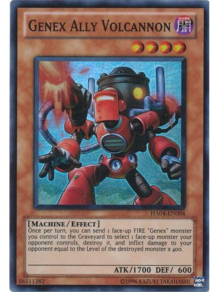 Genex Ally Volcannon - HA04-EN004 - Super Rare Unlimited 1