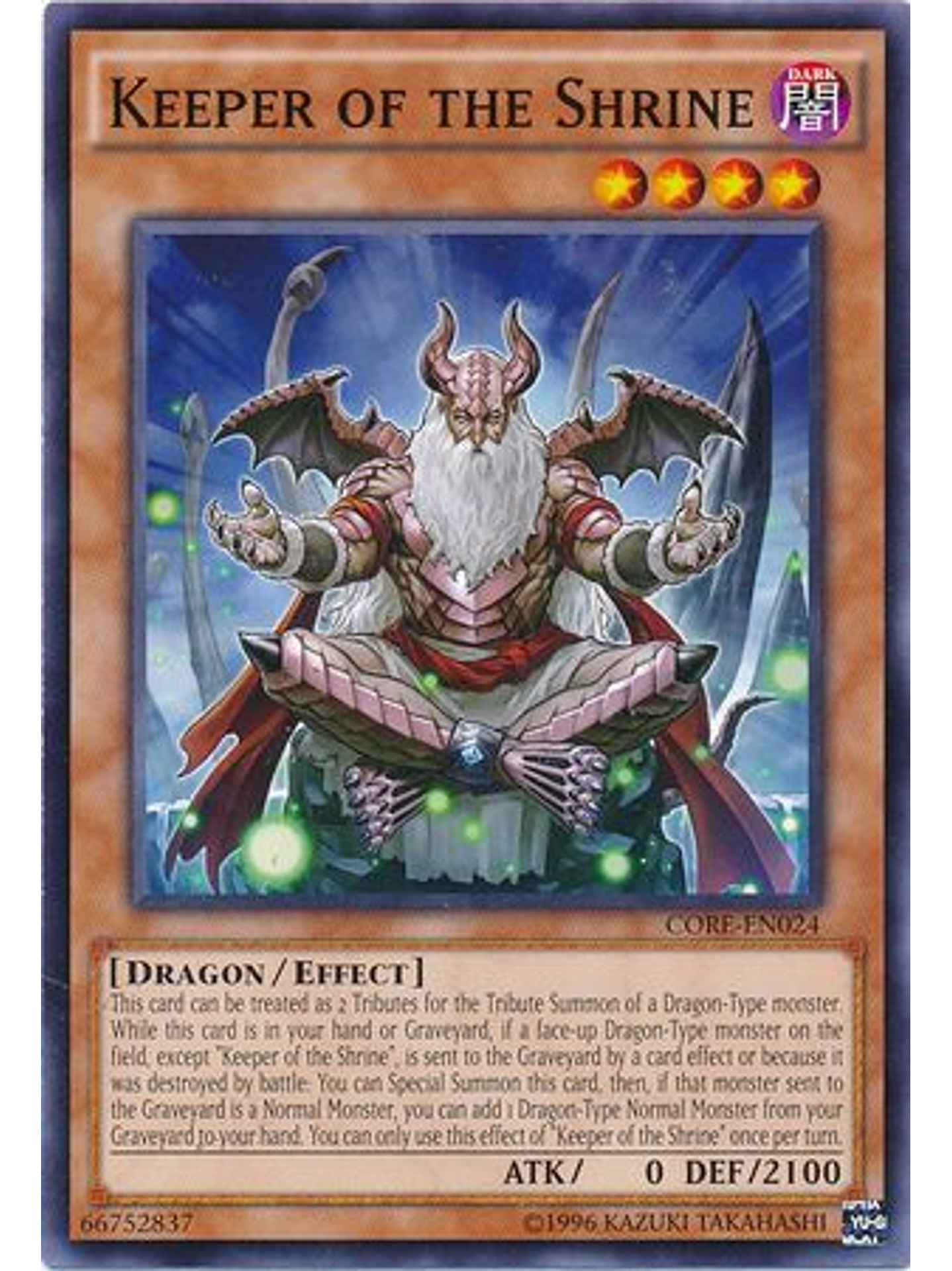 Keeper of the Shrine - CORE-EN024 - Common Unlimited 1