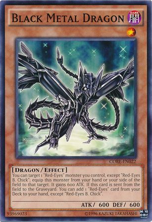 Black Metal Dragon - CORE-EN022 - Common Unlimited