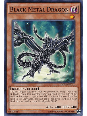 Black Metal Dragon - CORE-EN022 - Common Unlimited