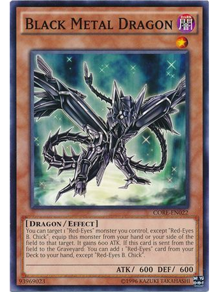 Black Metal Dragon - CORE-EN022 - Common Unlimited 1