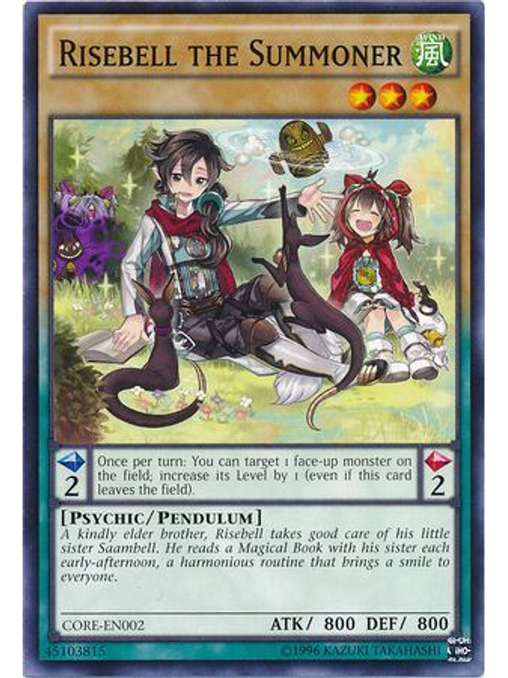 Risebell the Summoner - CORE-EN002 - Common Unlimited 1