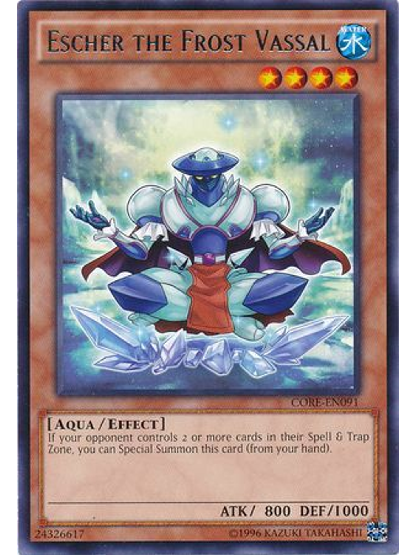 Escher the Frost Vassal - CORE-EN091 - Rare Unlimited 1