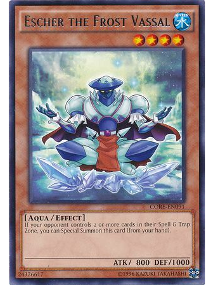 Escher the Frost Vassal - CORE-EN091 - Rare Unlimited 1