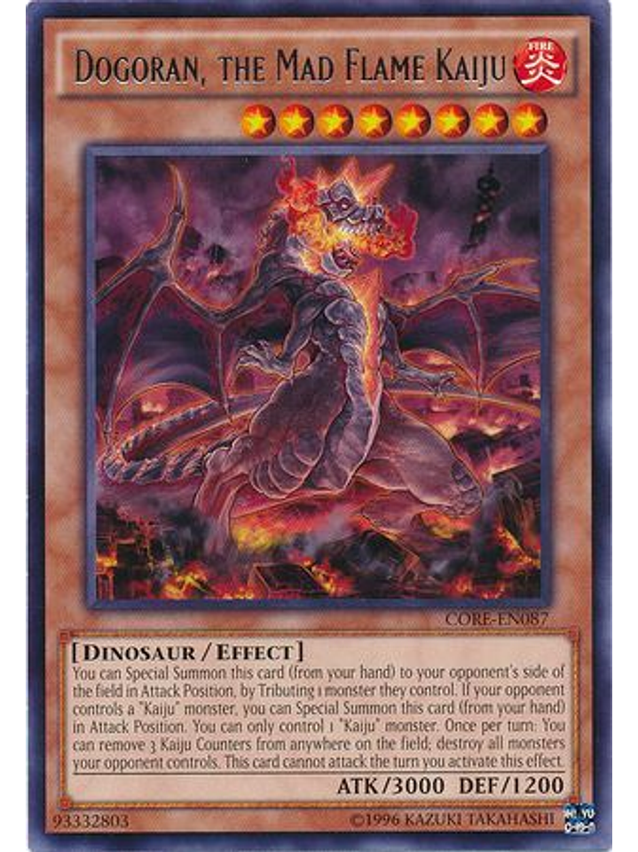 Dogoran, the Mad Flame Kaiju - CORE-EN087 - Rare Unlimited 1