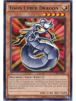 Toon Cyber Dragon - CORE-EN043 - Rare Unlimited