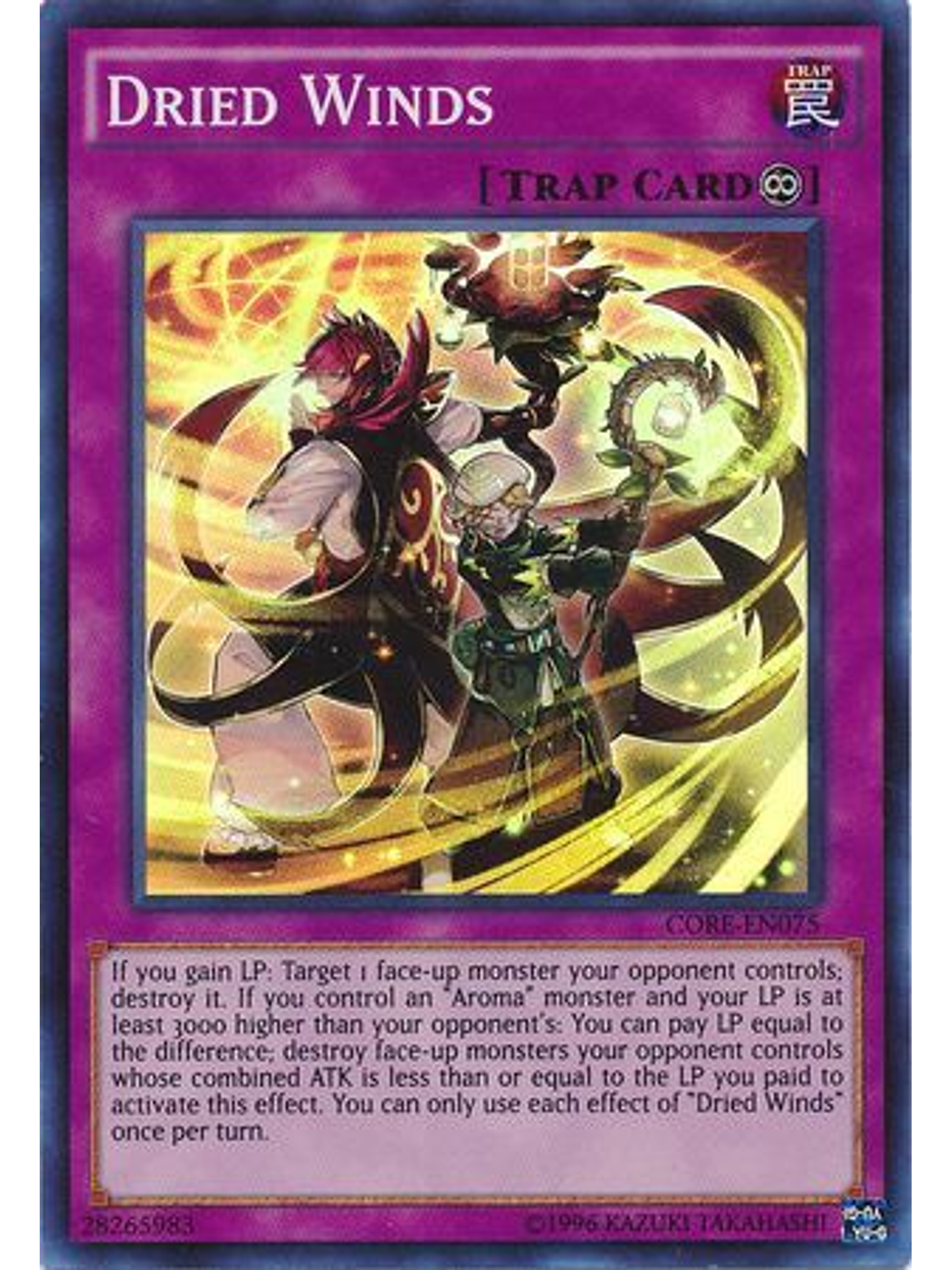 Dried Winds - CORE-EN075 - Super Rare Unlimited 1