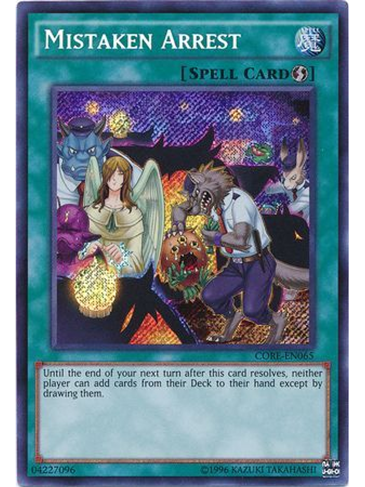Mistaken Arrest - CORE-EN065 - Secret Rare Unlimited 1