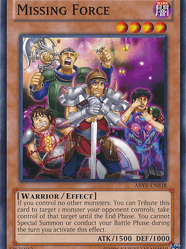 Missing Force - ABYR-EN038 - Common Unlimited