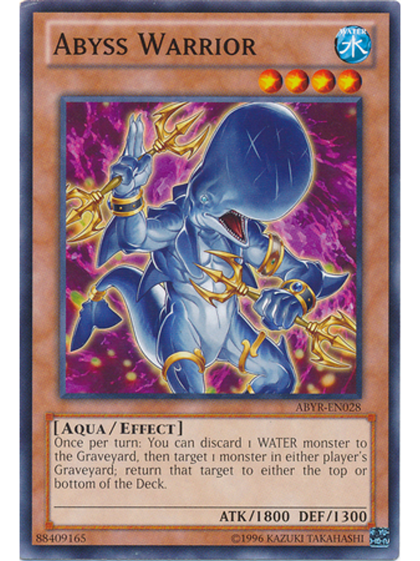 Abyss Warrior - ABYR-EN028 - Common Unlimited 1