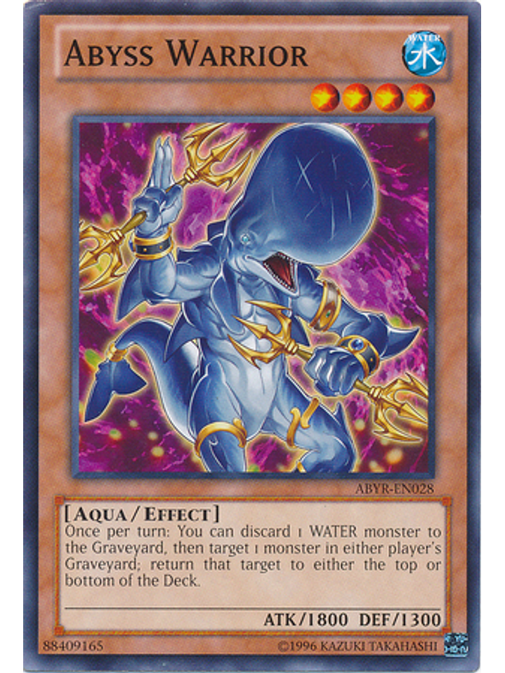 Abyss Warrior - ABYR-EN028 - Common Unlimited 1