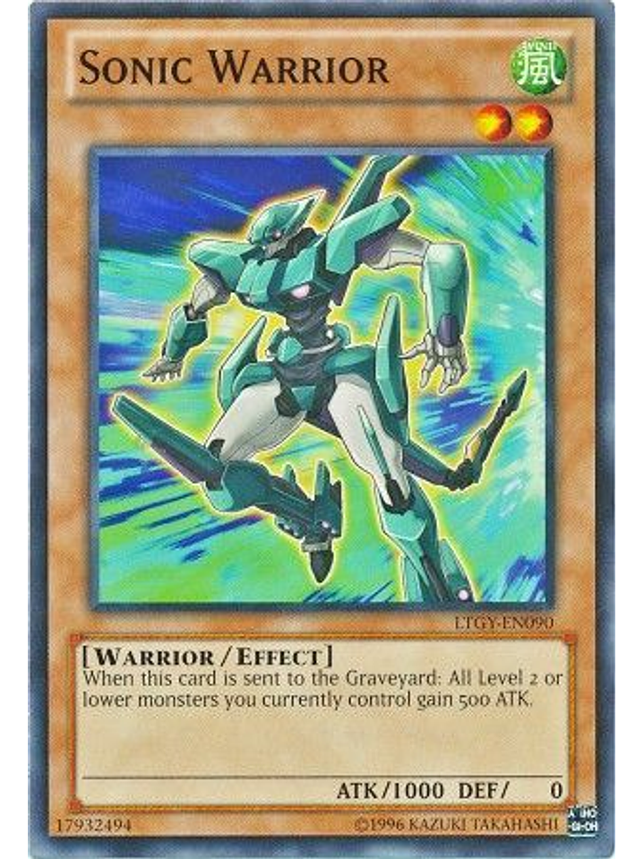 Sonic Warrior - LTGY-EN090 - Common Unlimited 1