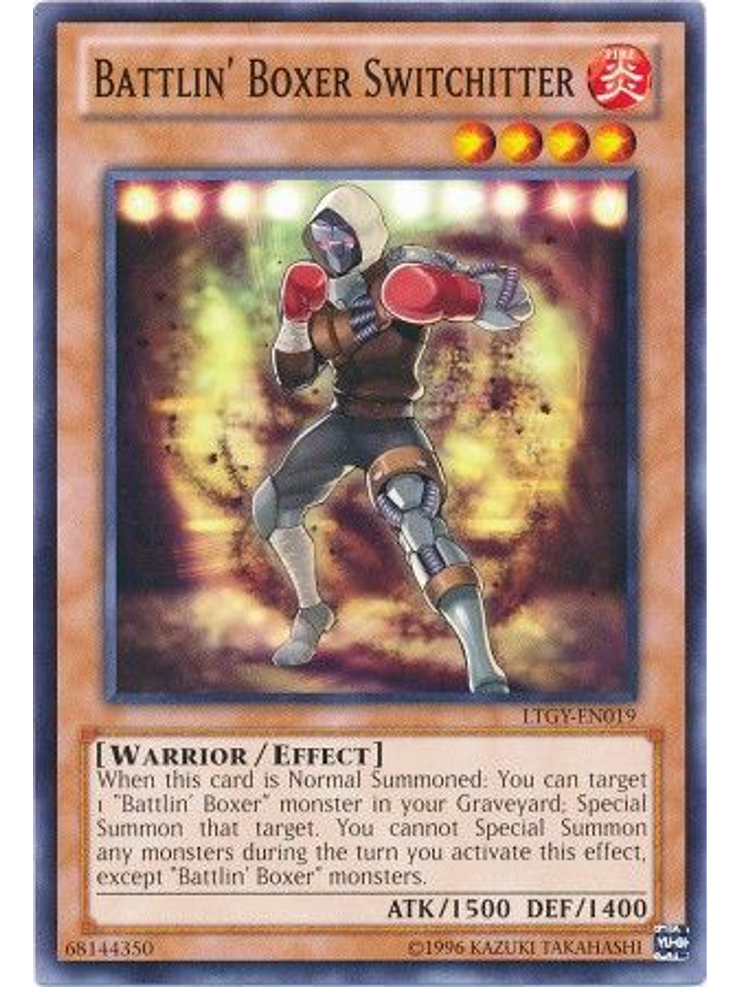 Battlin' Boxer Switchitter - LTGY-EN019 - Common Unlimited 1