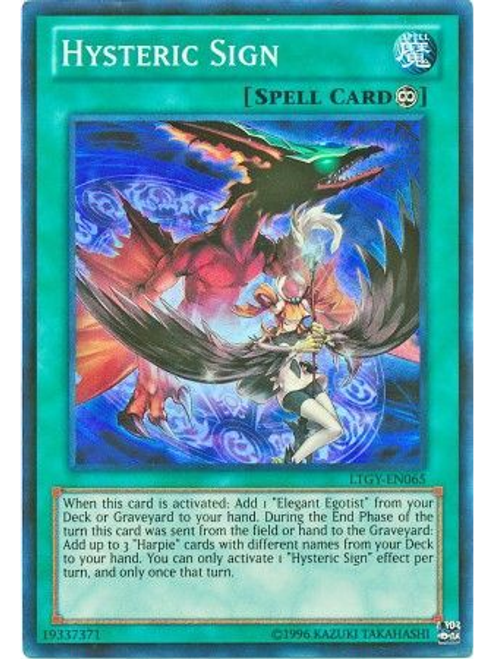 Hysteric Sign - LTGY-EN065 - Super Rare Unlimited 1