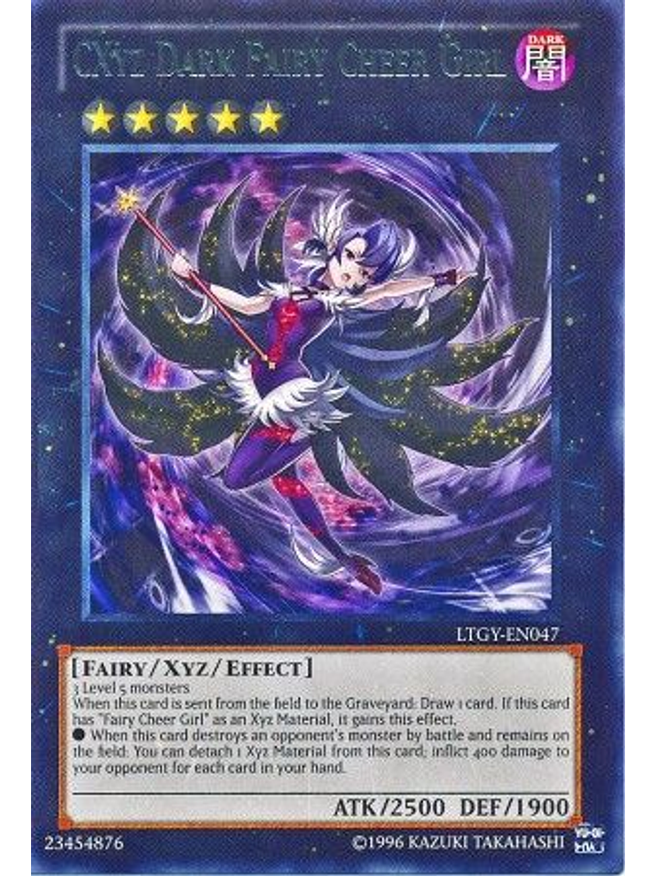 CXyz Dark Fairy Cheer Girl - LTGY-EN047 - Rare Unlimited 1