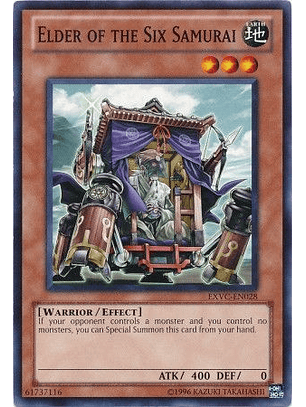 Elder of the Six Samurai - EXVC-EN028 - Common Unlimited