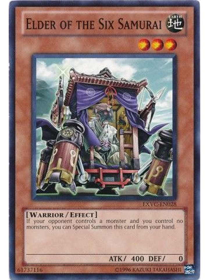 Elder of the Six Samurai - EXVC-EN028 - Common Unlimited 1