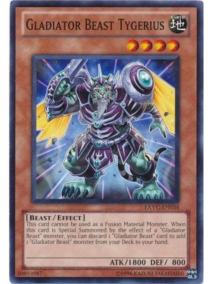 Gladiator Beast Tygerius - EXVC-EN034 - Common Unlimited 1