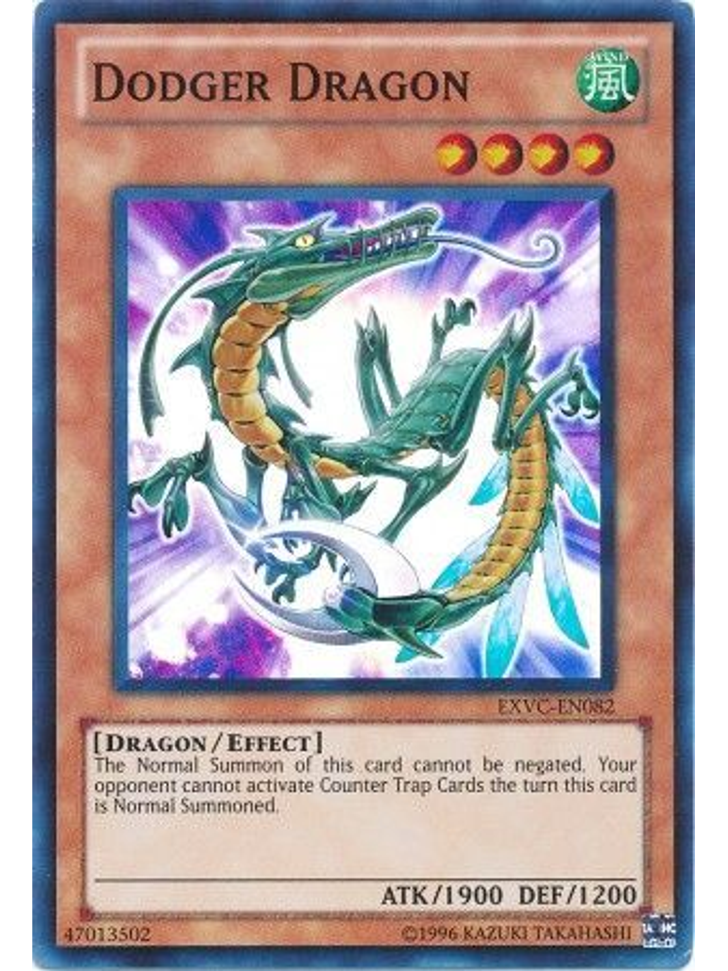 Dodger Dragon - EXVC-EN082 - Super Rare Unlimited 1