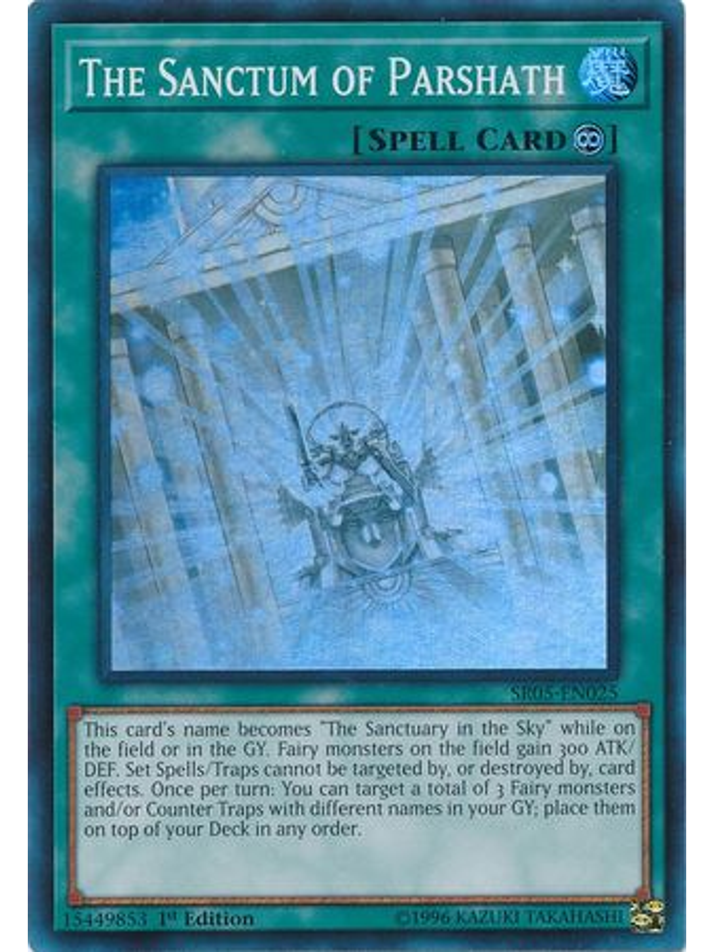 The Sanctum of Parshath - SR05-EN025 - Super Rare 1st Edition 1