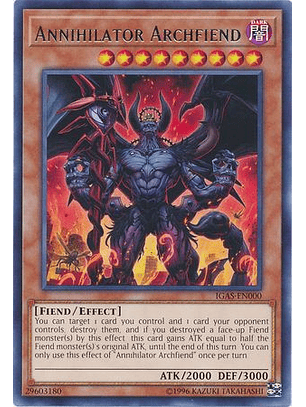 Annihilator Archfiend - IGAS-EN000 - Rare Unlimited
