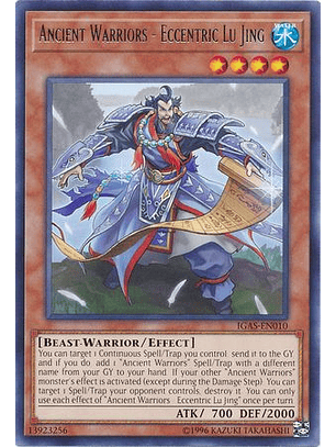 Ancient Warriors - Eccentric Lu Jing - IGAS-EN010 - Rare Unlimited