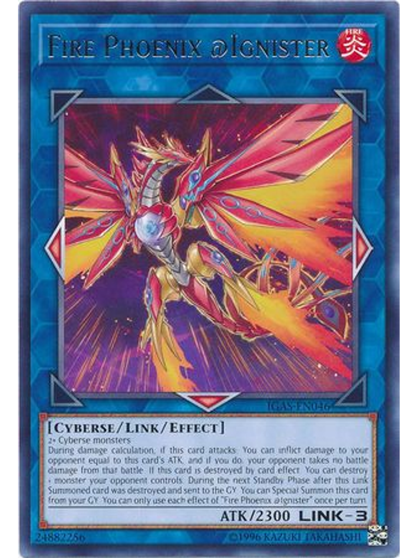 Fire Phoenix @Ignister - IGAS-EN046 - Rare Unlimited 1