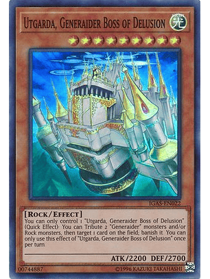 Utgarda, Generaider Boss of Delusion - IGAS-EN022 - Super Rare Unlimited
