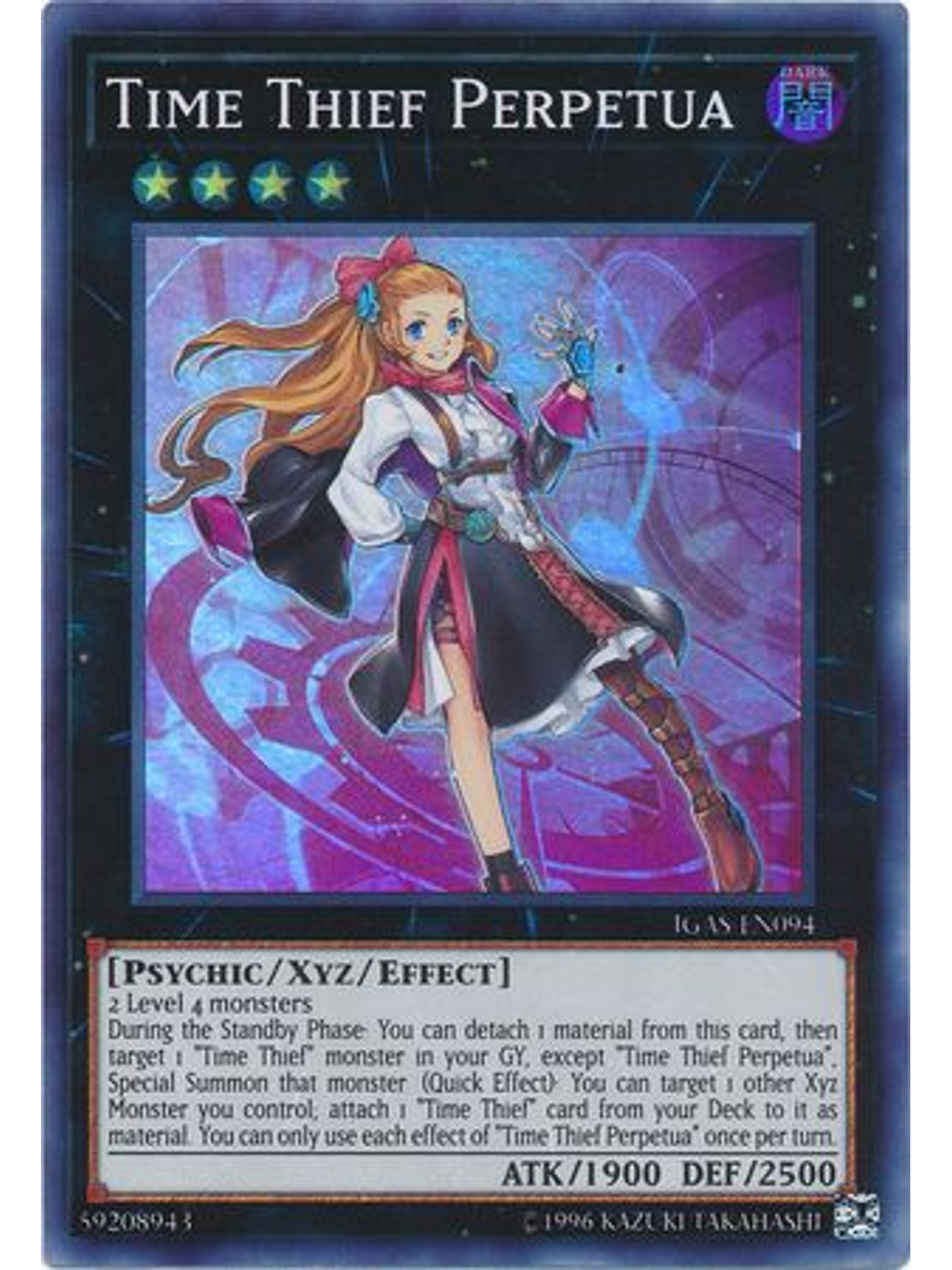 Time Thief Perpetua - IGAS-EN094 - Super Rare Unlimited 1
