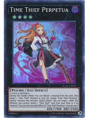 Time Thief Perpetua - IGAS-EN094 - Super Rare Unlimited