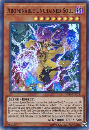 Abominable Unchained Soul - IGAS-EN019 - Super Rare Unlimited