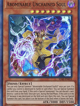 Abominable Unchained Soul - IGAS-EN019 - Super Rare Unlimited