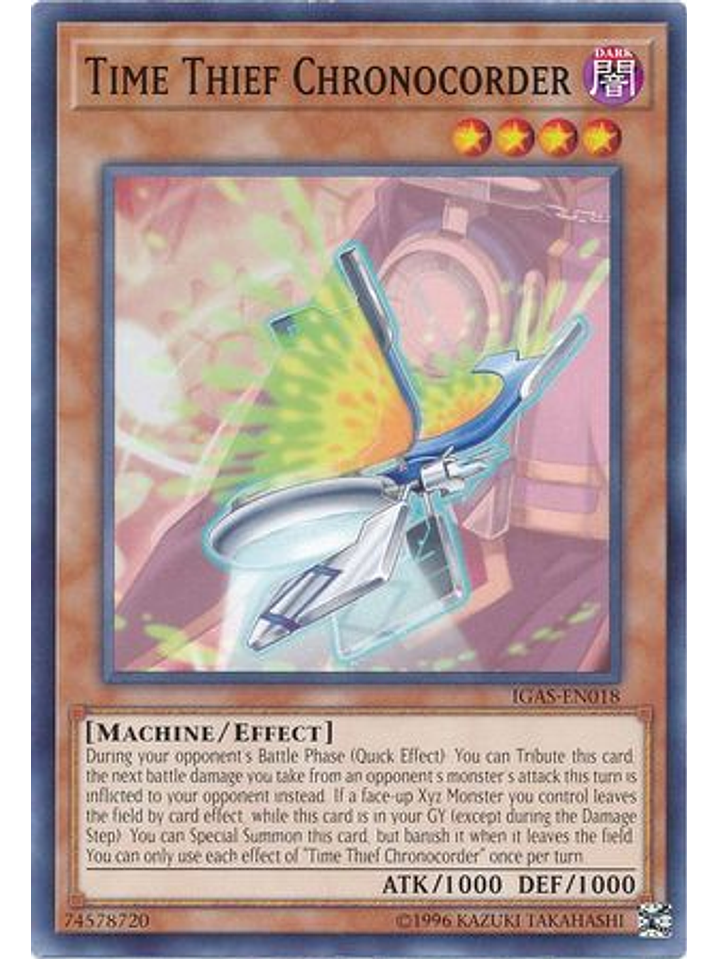 Time Thief Chronocorder - IGAS-EN018 - Common Unlimited 1