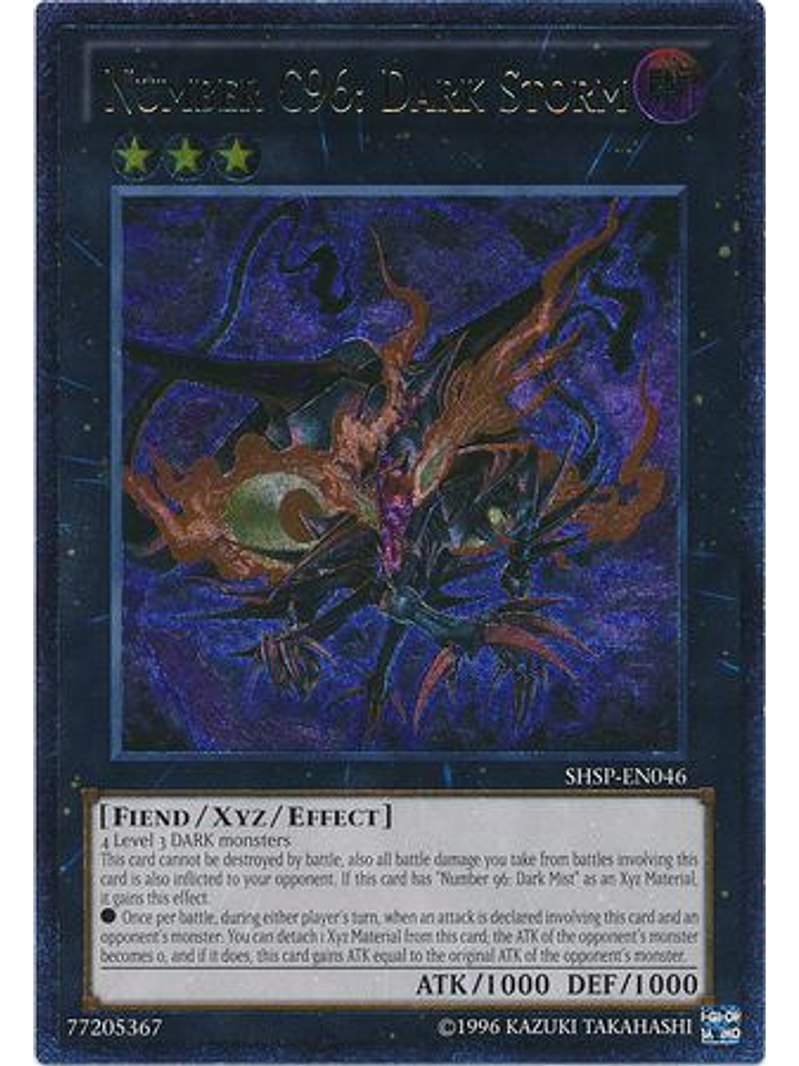 Number C96: Dark Storm - SHSP-EN046 Unlimited - Ultimate Rare 1