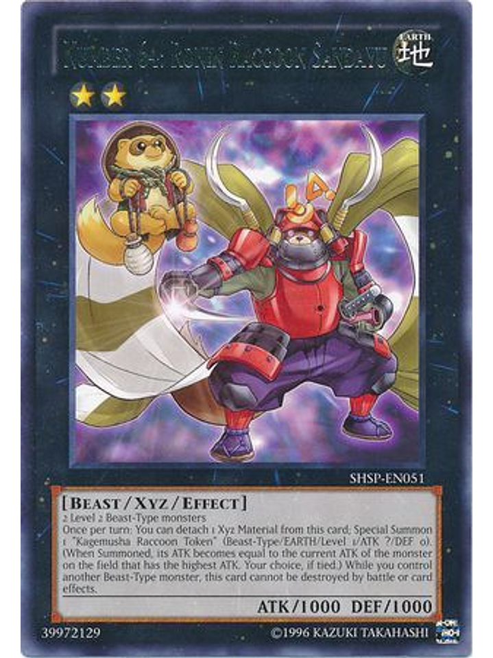Number 64: Ronin Raccoon Sandayu - SHSP-EN051 - Rare Unlimited 1