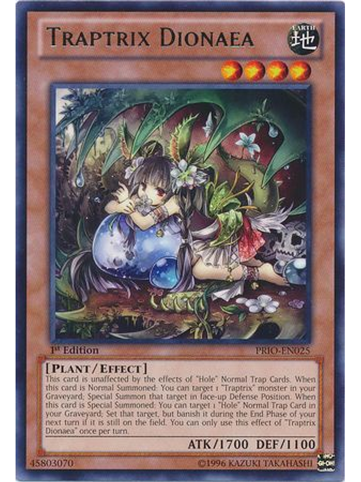 Traptrix Dionaea - PRIO-EN025 - Rare 1st Edition 1