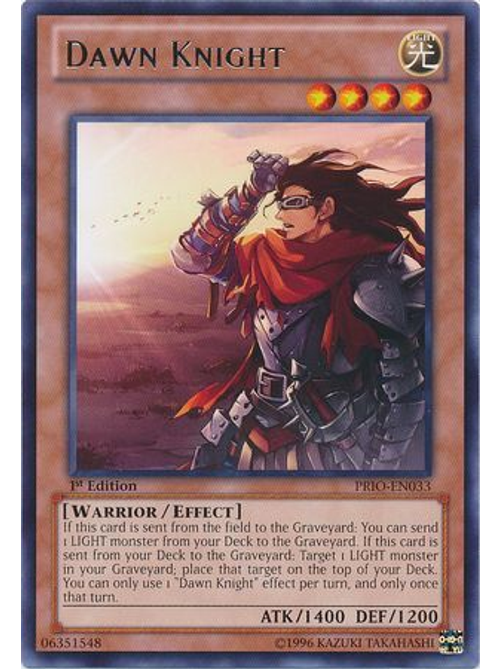 Dawn Knight - PRIO-EN033 - Rare 1st Edition 1