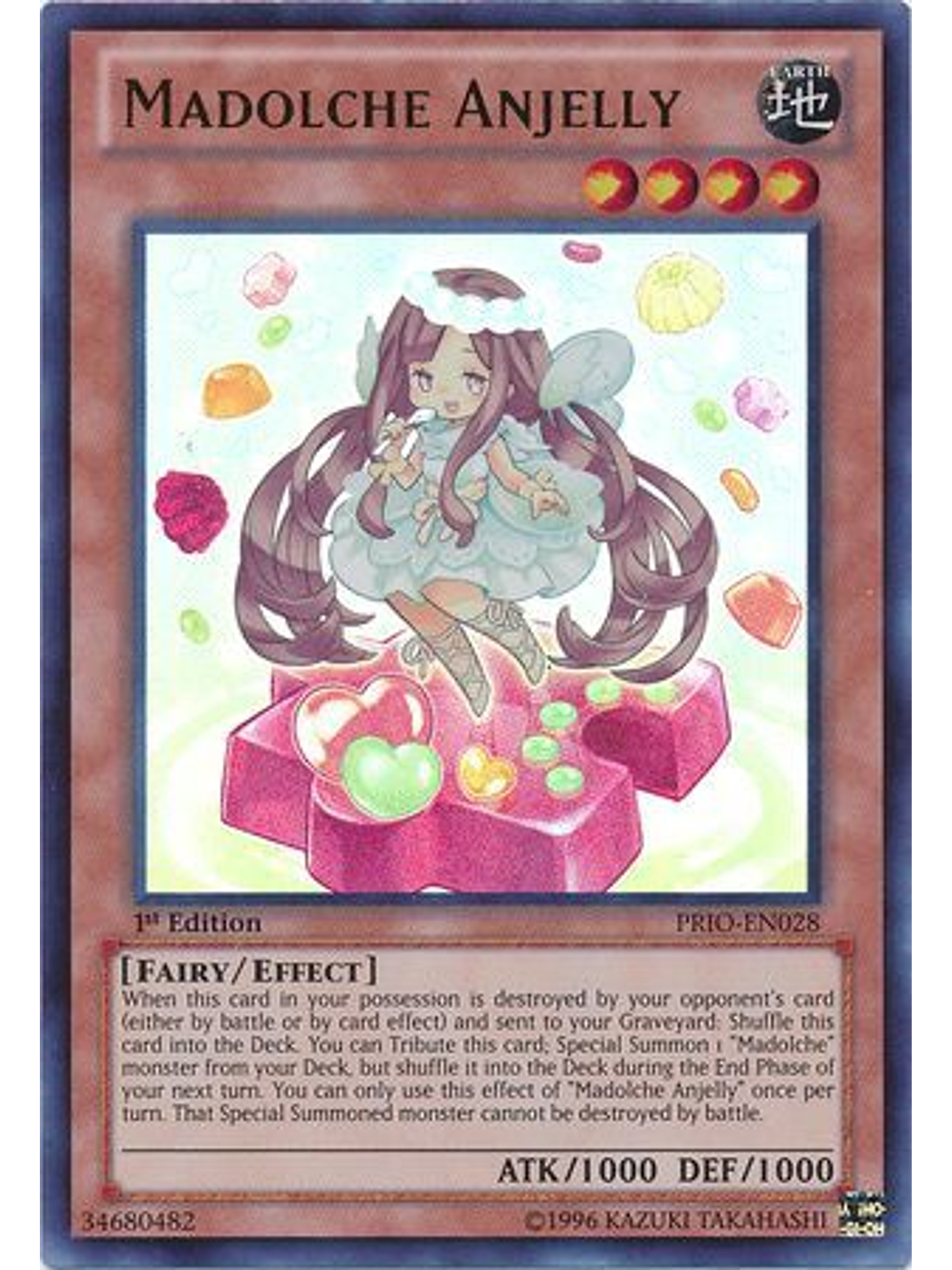 Madolche Anjelly - PRIO-EN028 - Ultra Rare 1st Edition 1