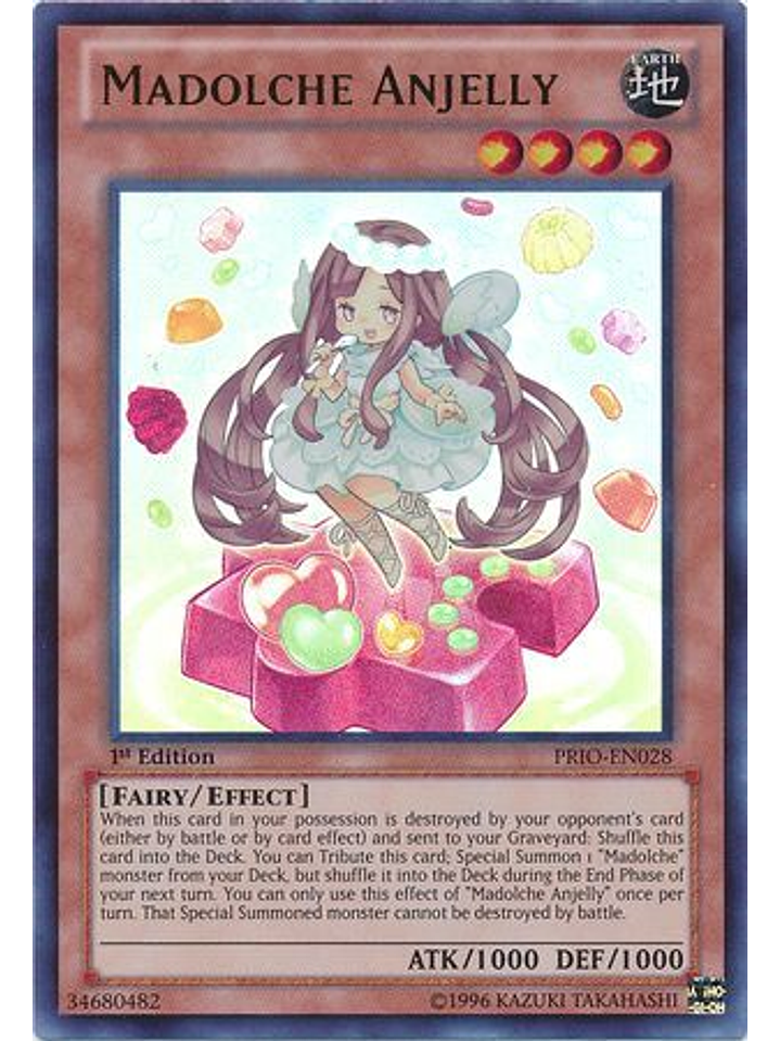 Madolche Anjelly - PRIO-EN028 - Ultra Rare 1st Edition 1