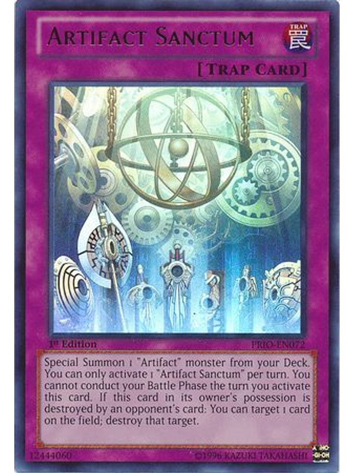 Artifact Sanctum - PRIO-EN072 - Ultra Rare 1st Edition 1