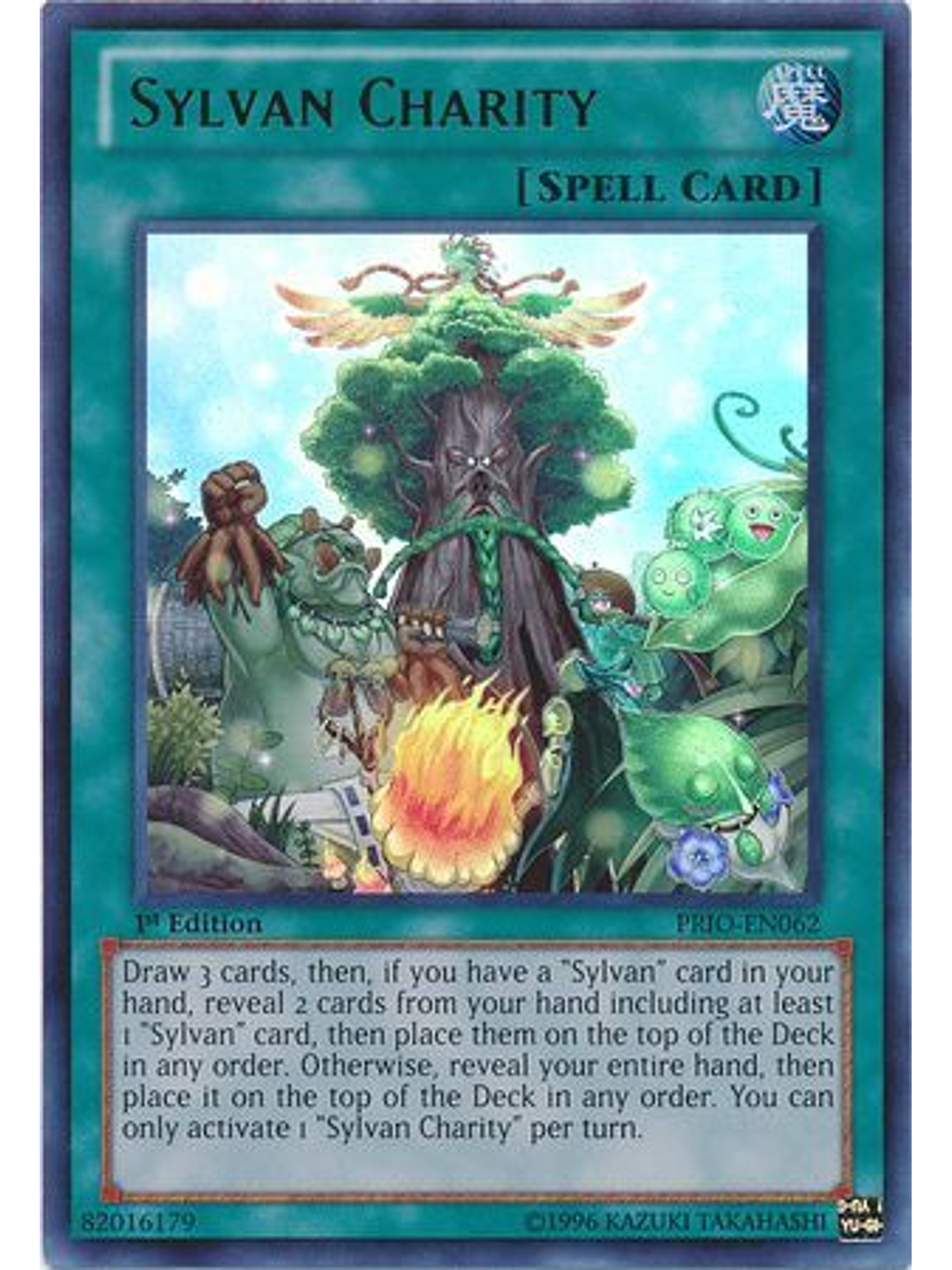 Sylvan Charity - PRIO-EN062 - Ultra Rare 1st Edition 1