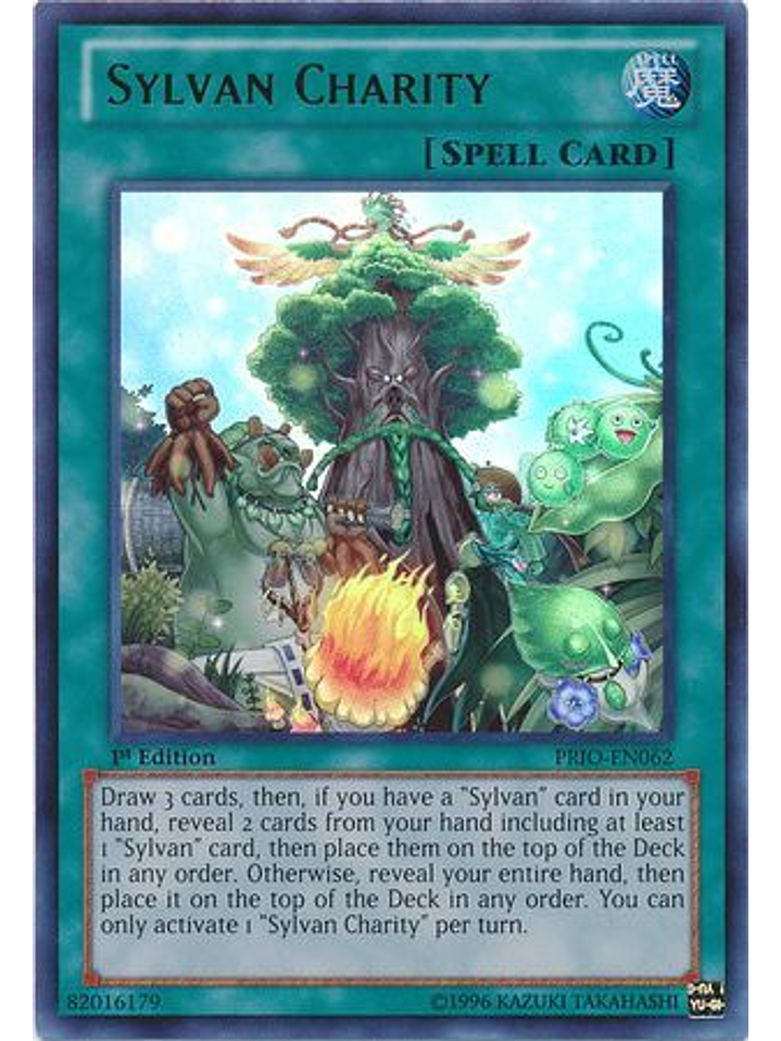 Sylvan Charity - PRIO-EN062 - Ultra Rare 1st Edition 1