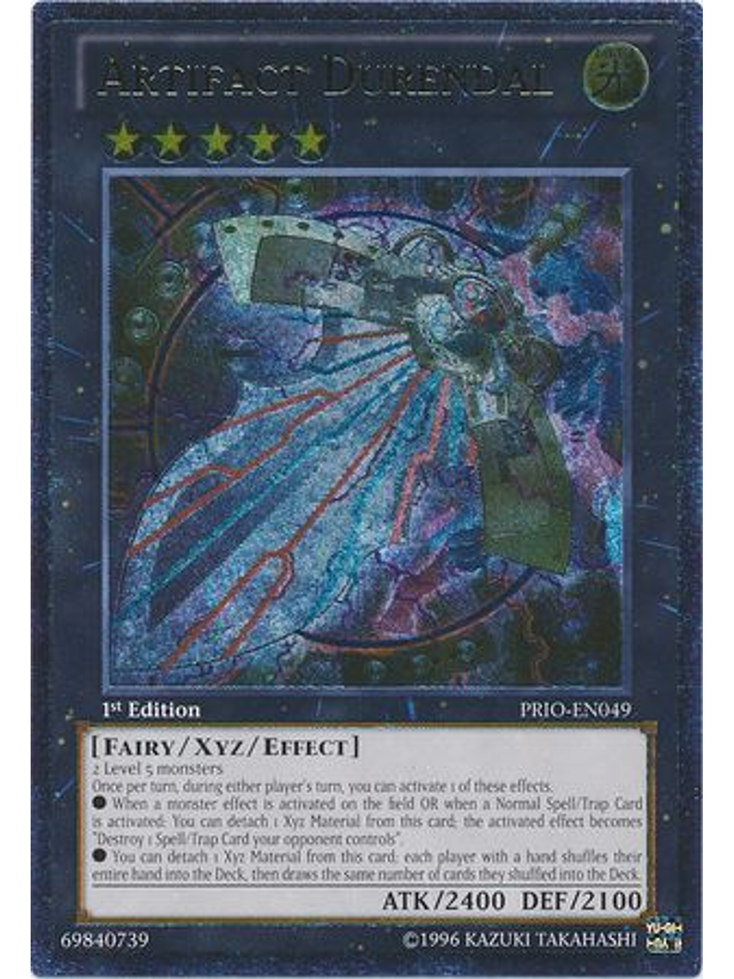 Artifact Durendal - PRIO-EN049 1st Edition - Ultimate Rare 1