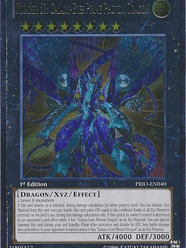 Number 62: Galaxy-Eyes Prime Photon Dragon - PRIO-EN040 1st Edition - Ultimate Rare