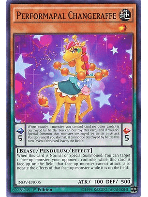 Performapal Changeraffe - inov-en005 - Common 1st Edition