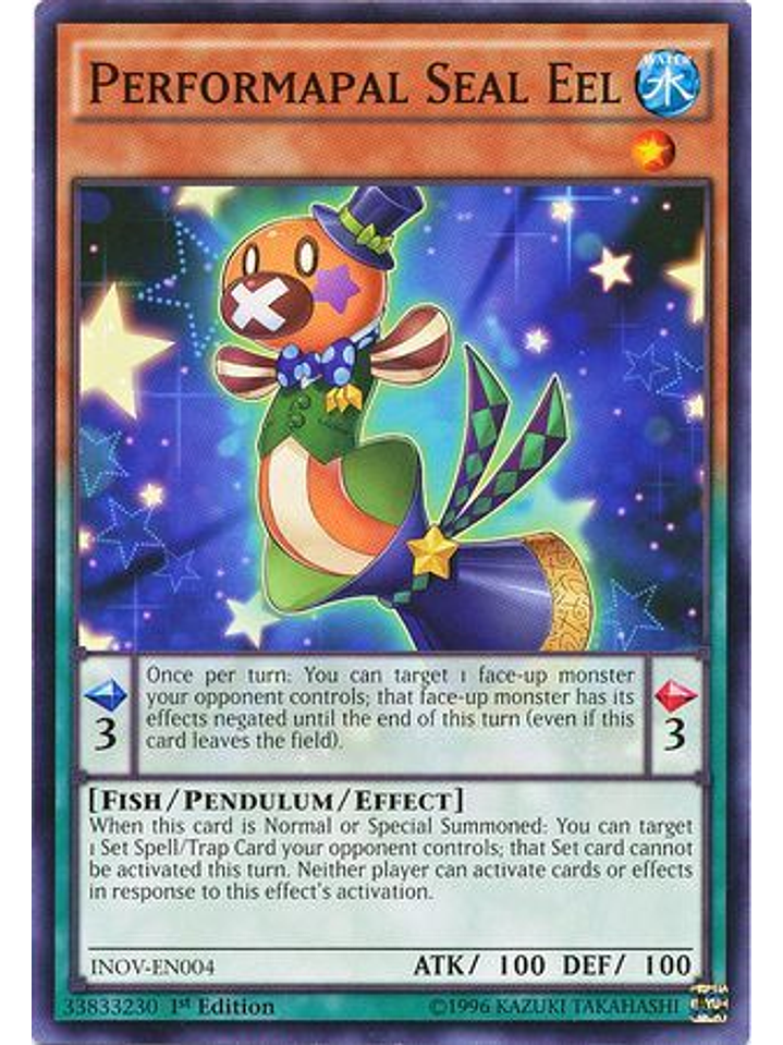 Performapal Seal Eel - inov-en004 - Common 1st Edition 1