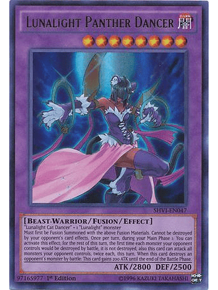 Lunalight Panther Dancer - SHVI-EN047 - Ultra Rare 1st Edition
